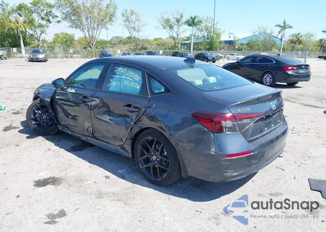 2025 Honda Civic Hybrid Sport/Sport Touring from USA, damaged, VIN 2HGFE4F87SH329326